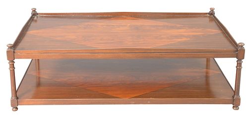 LARGE CONTEMPORARY MAHOGANY