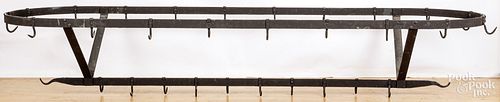 LARGE CONTEMPORARY WROUGHT IRON