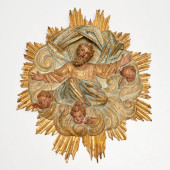 LARGE CONTINENTAL CARVED GILTW