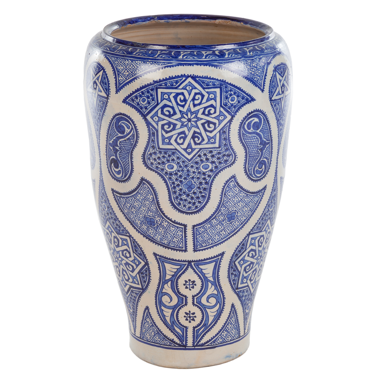 LARGE CONTINENTAL FAIENCE