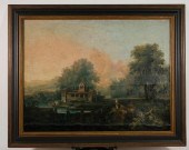 LARGE CONTINENTAL OIL ON CANVA