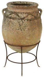 LARGE CONTINENTAL TERRACOTTA O