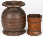 LARGE CONTINENTAL TURNED WOOD