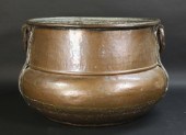 LARGE COPPER CAULDRONLarge cop
