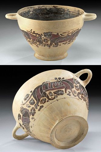 LARGE CORINTHIAN SKYPHOS ANIMAL