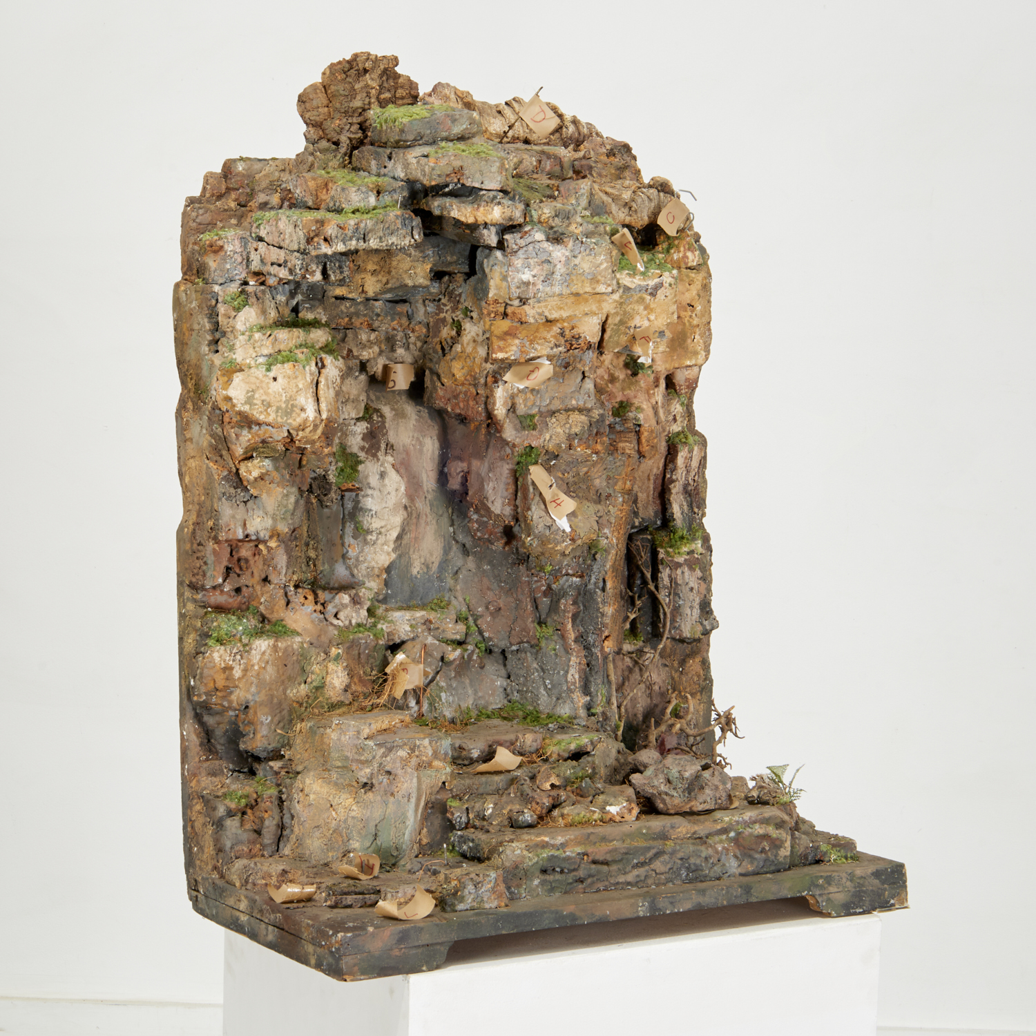 LARGE CRECHE BACKDROP GROTTO