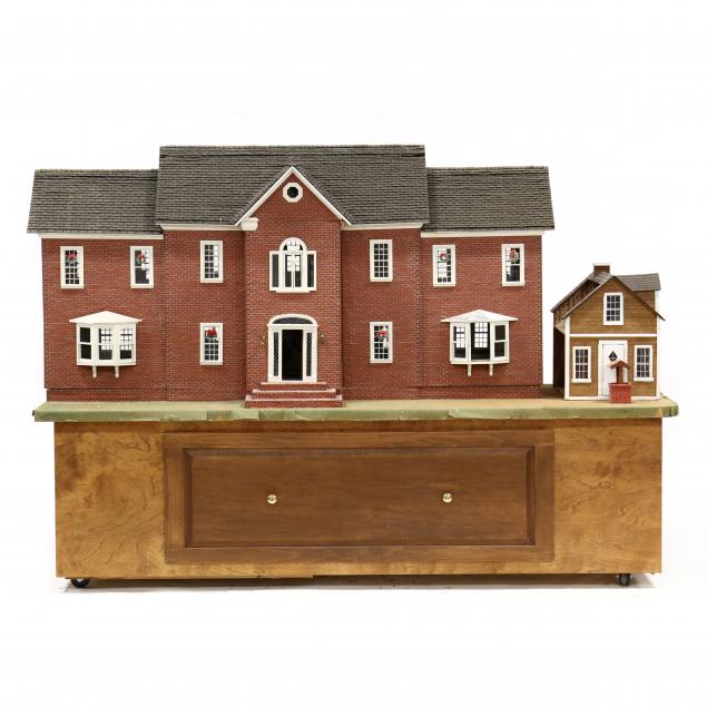 LARGE CUSTOM DOLLHOUSE WITH