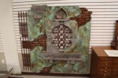 LARGE CUSTOM METAL WALL SCULPT