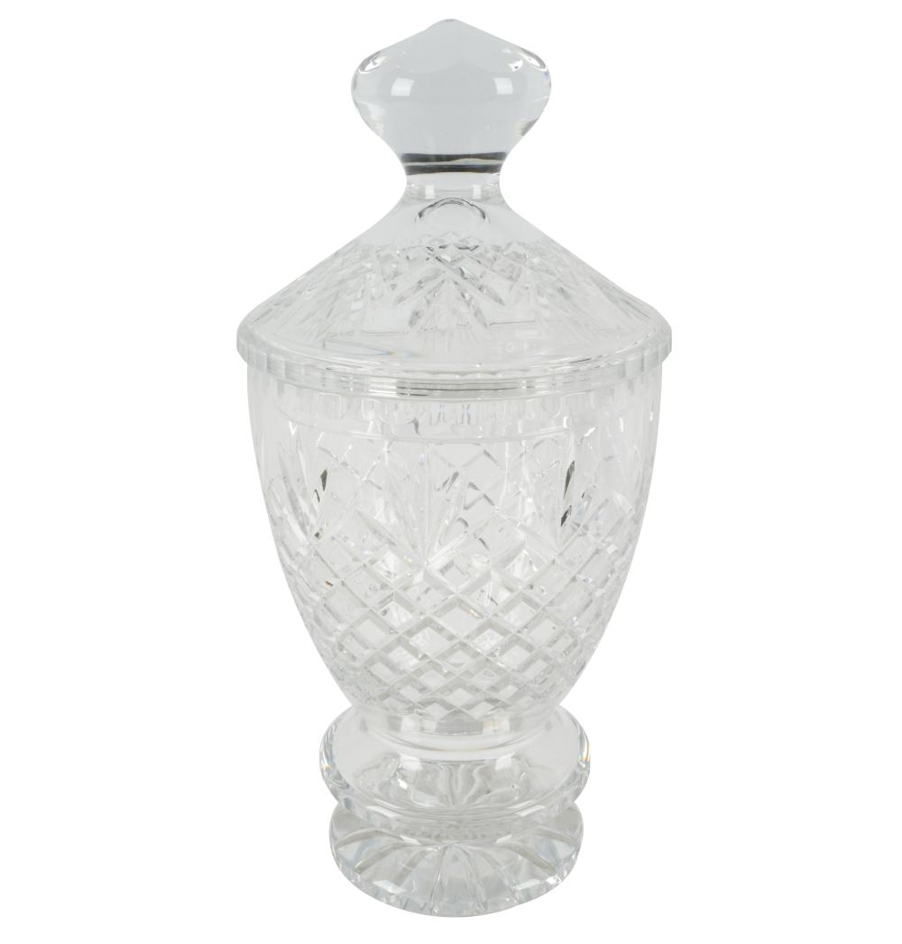 LARGE CUT-GLASS CANDY