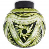LARGE CZECH BOHEMIAN GLASS VAS