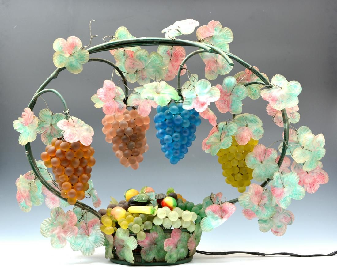 LARGE CZECHOSLOVAKIAN ART GLASS