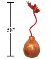 LARGE DALE CHIHULY RED IKEBANA