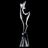 LARGE DAUM CRYSTAL MODERNIST S