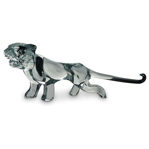 LARGE DAUM CRYSTAL TIGER