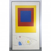 Large DE STIJL Style Painting
