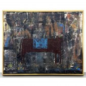 Large DENNIS SAKELSON abstract
