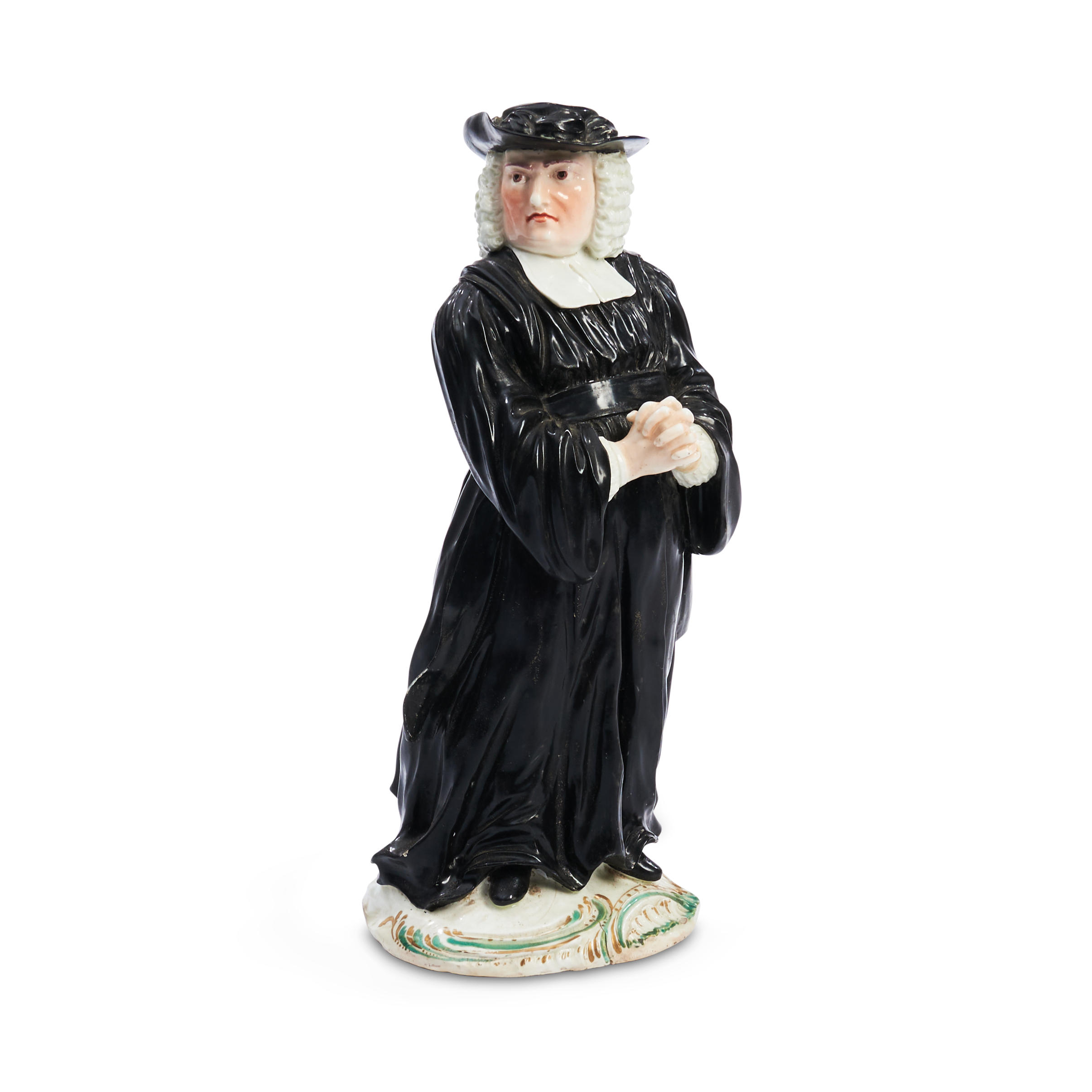 LARGE DERBY PORCELAIN FIGURE,