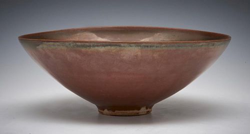 LARGE DING PERSIMMON GLAZED