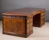 LARGE DOUBLE-PEDESTAL FLAT-TOP