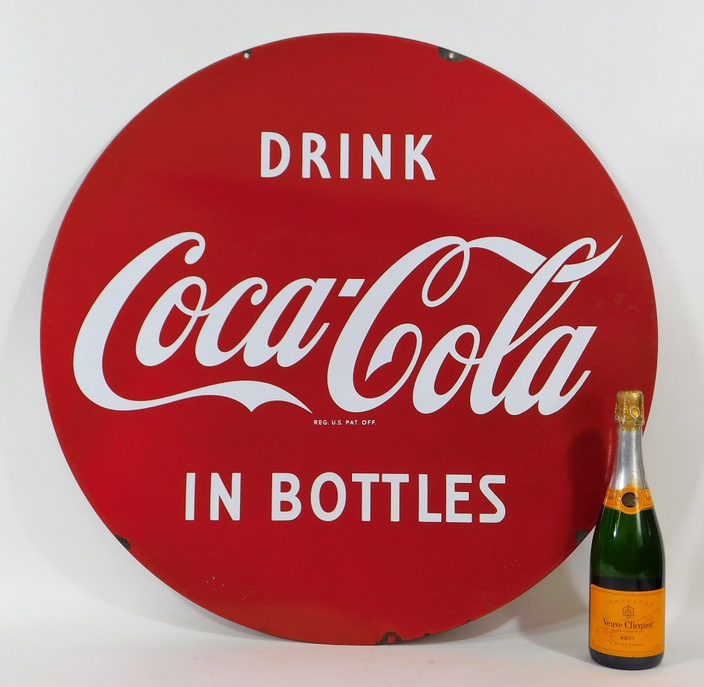 LARGE DOUBLE SIDED COCA-COLA DSP