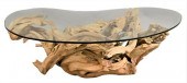 LARGE DRIFTWOOD COFFEE TABLELa