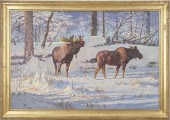 LARGE DWAYNE HARTY OIL ON CANV