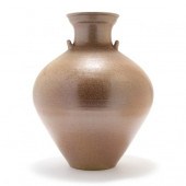 LARGE EAR HANDLED JAR, DAVID S