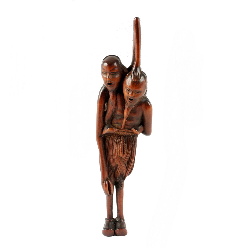 LARGE EARLY 18TH C. JAPANESE WOODEN