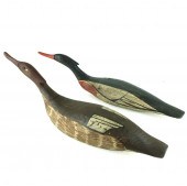LARGE EARLY 20TH C. DUCK DECOY