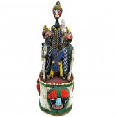LARGE EARLY 20TH C. YORUBA CER