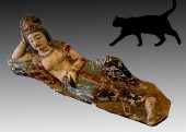 LARGE EARLY CARVED CHINESE REC
