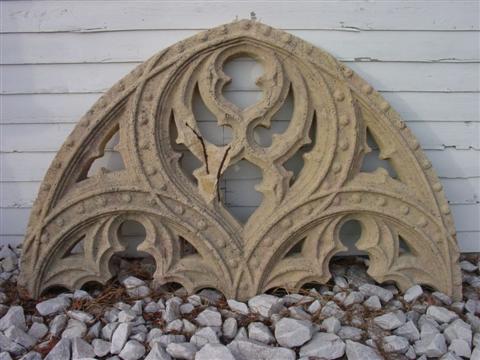 LARGE EARLY CARVED LIMESTONE