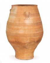 LARGE EARTHENWARE OLIVE JARLar