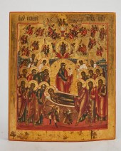 LARGE EASTERN ORTHODOX ICON: D