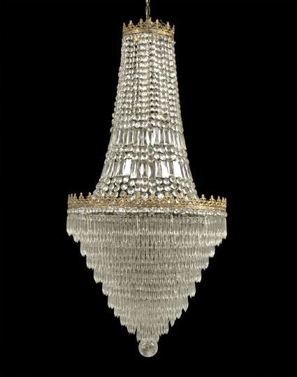 Large Edwardian Gilt-Brass and