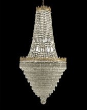 Large Edwardian Gilt-Brass and