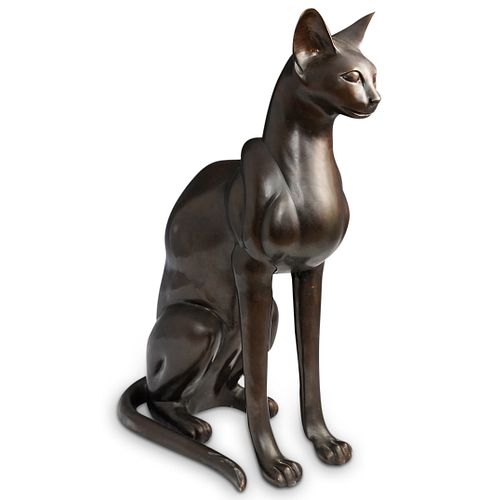 LARGE "EDWARDS" BRONZE CAT