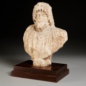 LARGE EGYPTO-ROMAN BUST OF SER