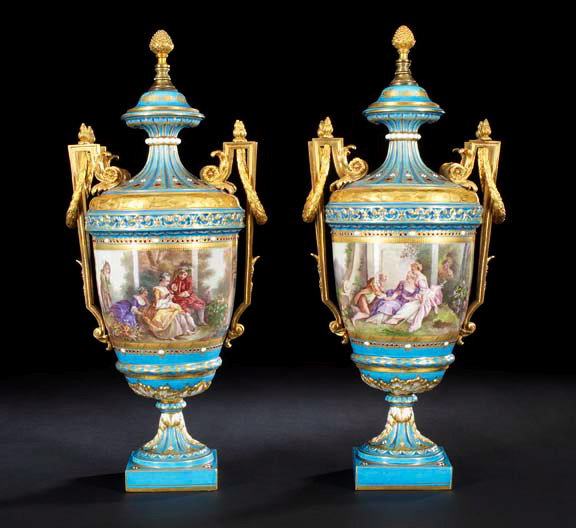 Large, Elegant Pair of French