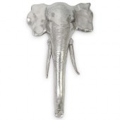 LARGE ELEPHANT ALUMINUM WALL A