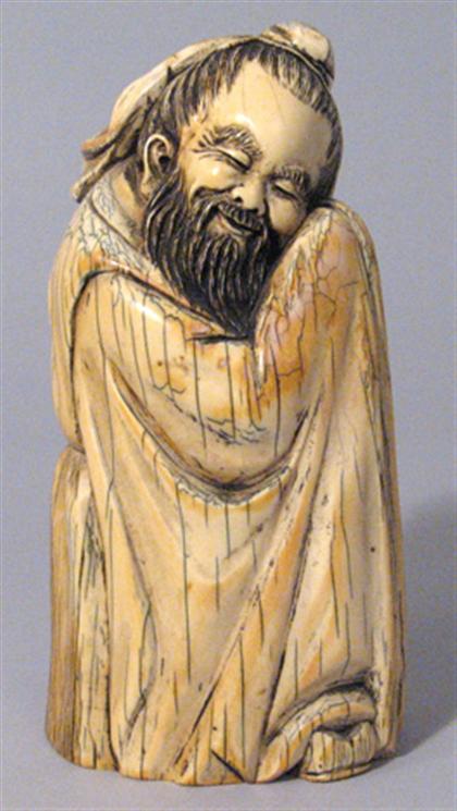 Large elephant Ivory figure of a