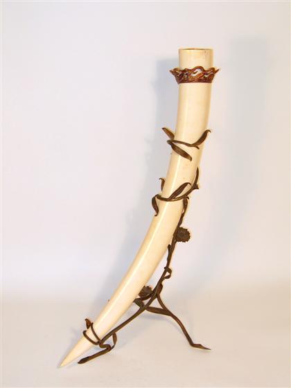 Large elephant ivory tusk   