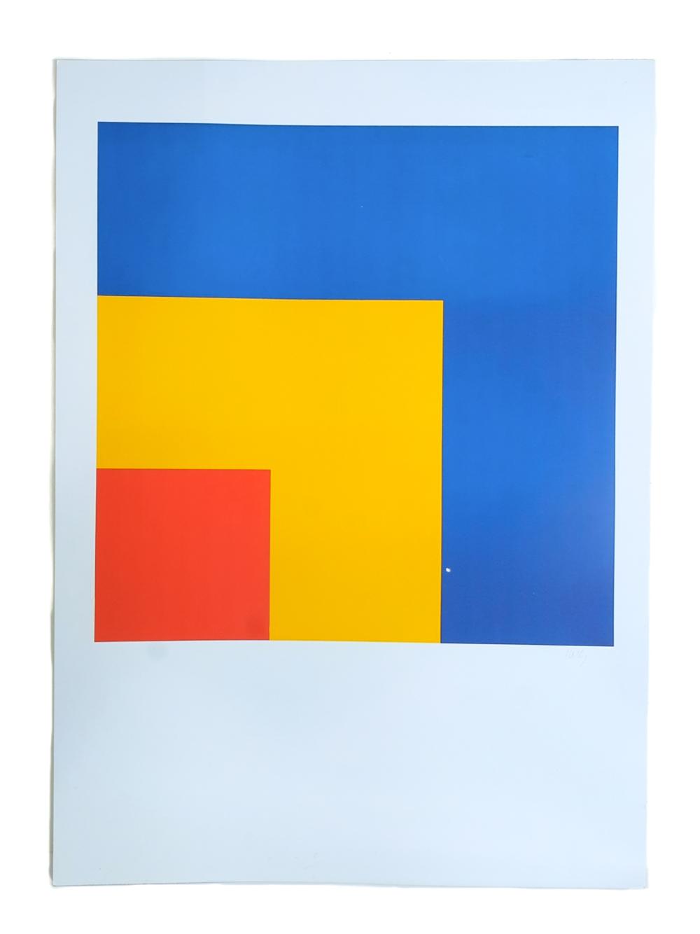 LARGE ELLSWORTH KELLY LITHOGRAPH IN