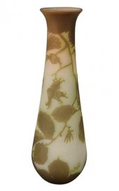 LARGE EMILE GALLE CAMEO VASE,