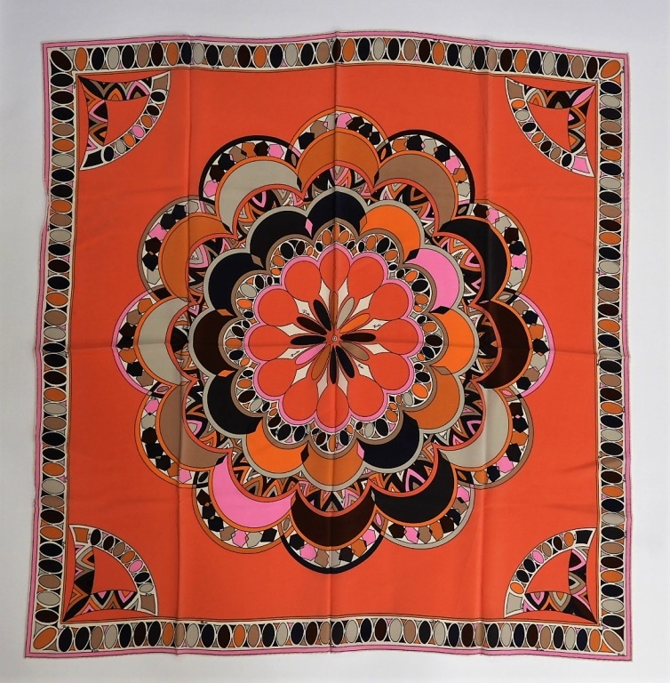 LARGE EMILLIO PUCCI SILK FOULARD
