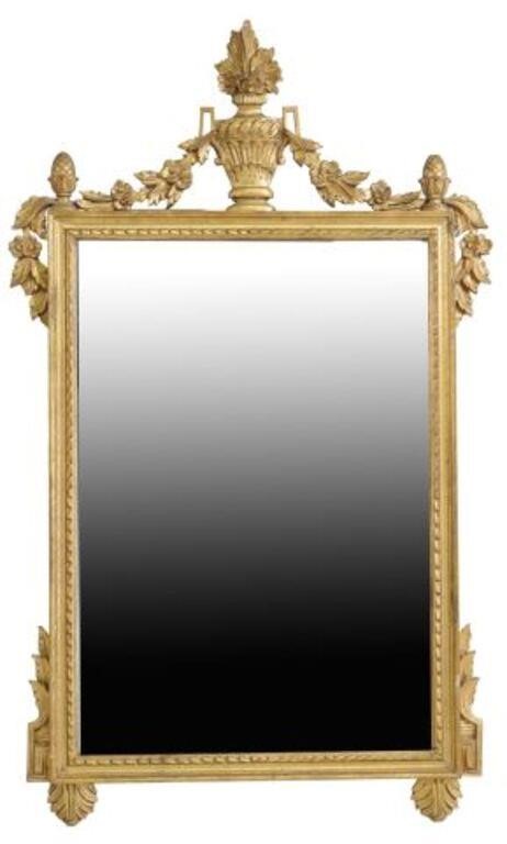LARGE EMPIRE STYLE GILT PAINTED
