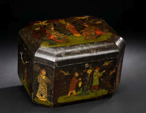 Large English Black-Painted,