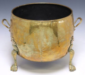 LARGE ENGLISH BRASS PLANTER /