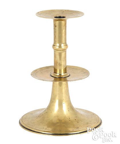 LARGE ENGLISH BRASS TRUMPET