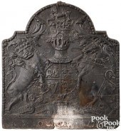 LARGE ENGLISH CAST IRON FIREBA